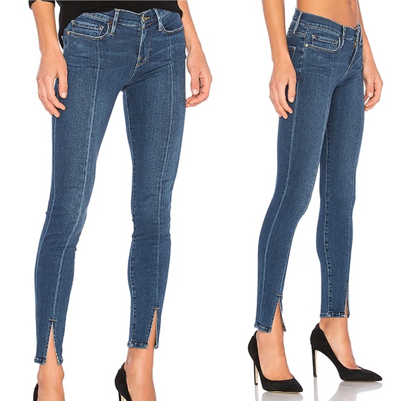 Frame | Le Skinny de Jeanne Tuckahoe front slit - Picture 8 of 9